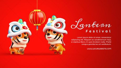 2022新年人物场景插画A - 大神设计